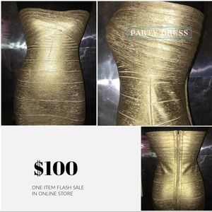 Strapless Bandage Body-Con Dress